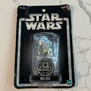 NIB Hasbro Star Wars Silver Anniversary 1977-2002 R2-D2 action figure